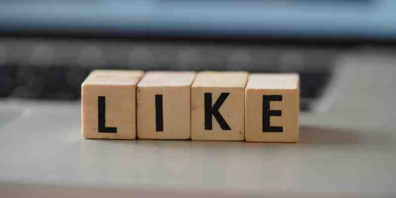 Four letters spelling 'like'