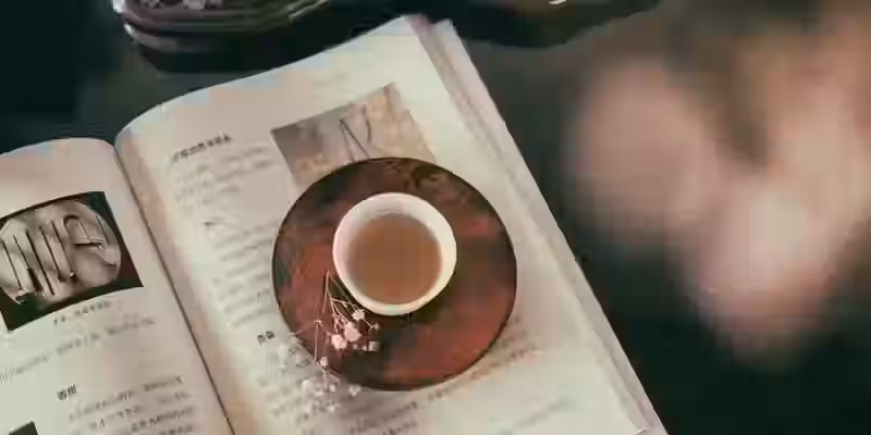 Tea on book