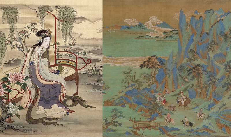 Paintings of Yang Guifei and Xuanzong's Journey to Sichuan