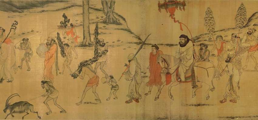 Portraits of Periodical Offering of Tang by Yan Liben